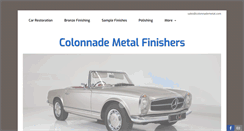 Desktop Screenshot of colonnademetal.com