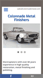 Mobile Screenshot of colonnademetal.com